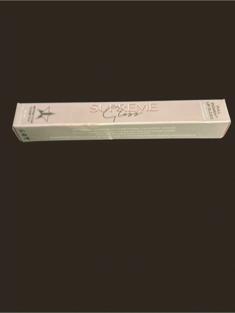 Jeffree Star Supreme Lip Gloss URETHRA Full Pigment Yellow NIB
